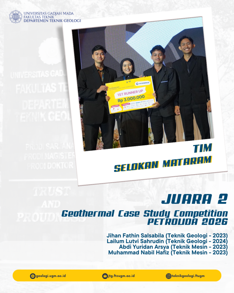 Tim Selokan Mataram, Kolaborasi Mahasiswa Teknik Geologi dan Teknik ...